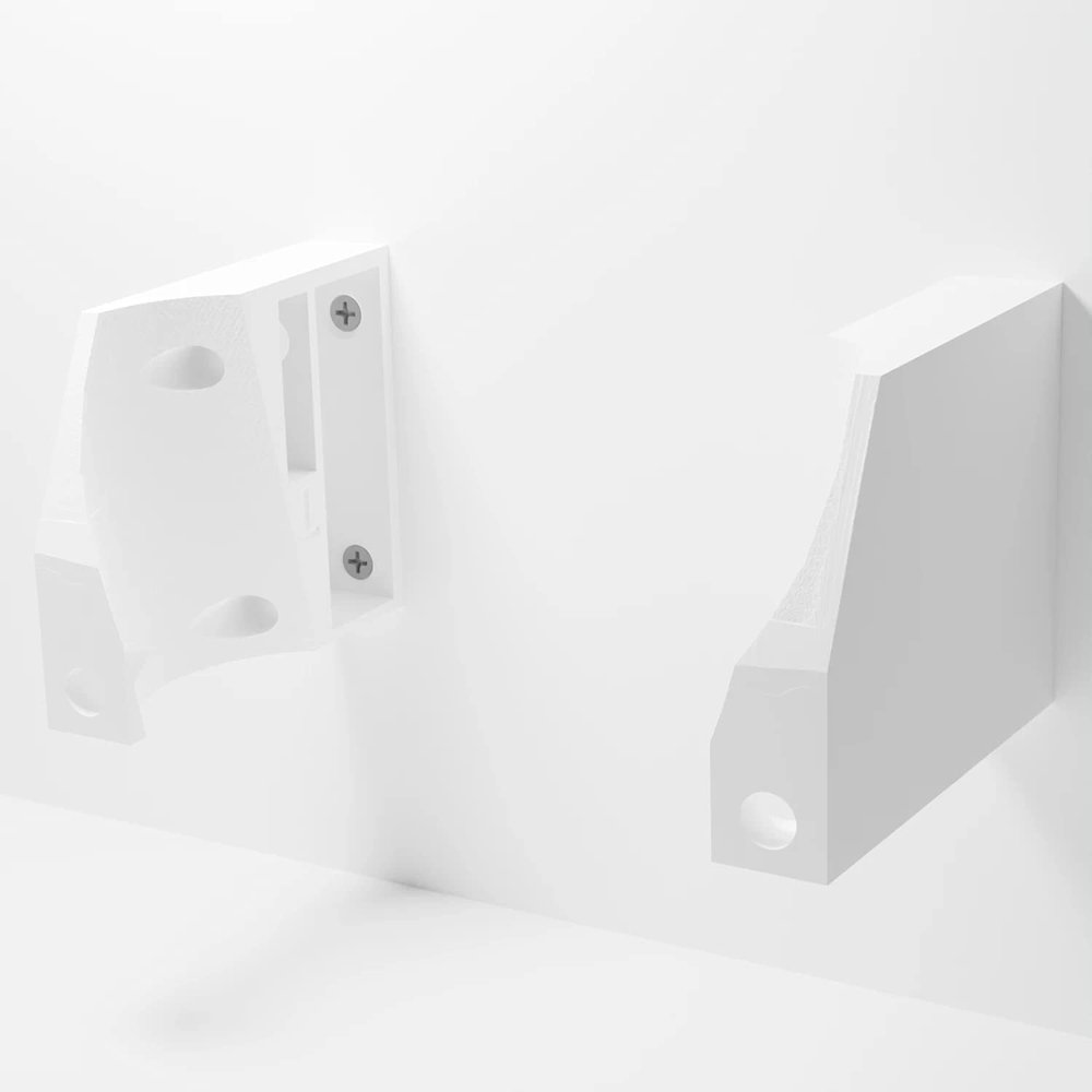 3D Cabin Nest Hub 2nd Gen Wall Mount Bracket Holder for Google Assistant White