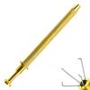 4 Pack Stainless Steel 4-Claw Pick up Tool for Small Parts Pickup, 4 Prongs Grabber for Tiny Objects in Home, Office - IC Chip, Electronic Components, Nails Clamping Gold & Black by G.S Online Store view 2
