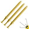 3 Pack Stainless Steel 4-Claw Pick up Tool for Small Parts Pickup, 4 Prongs Grabber for Tiny Objects in Home, Office - IC Chip, Electronic Components, Nails Clamping Gold by G.S Online Store view 1
