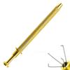 3 Pack Stainless Steel 4-Claw Pick up Tool for Small Parts Pickup, 4 Prongs Grabber for Tiny Objects in Home, Office - IC Chip, Electronic Components, Nails Clamping Gold by G.S Online Store view 2