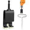 Hotop Universal ice Anchor Drill Adapter Tool ice Fishing Auger Anchor Drill bit Adapter Stake Heavy Duty Ground for Insert Sewing Tent Accessories(Simple Style,Works with 10 mm Diameter Drills) view 1