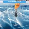 Hotop Universal ice Anchor Drill Adapter Tool ice Fishing Auger Anchor Drill bit Adapter Stake Heavy Duty Ground for Insert Sewing Tent Accessories(Simple Style,Works with 10 mm Diameter Drills) view 3