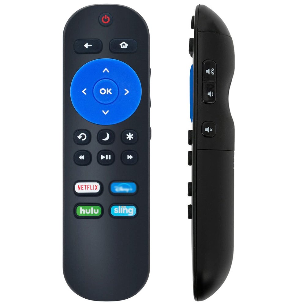 Replacement Remote Control Applicable for JVC Roku TV LT-50MAW705 LT-55MAW705 LT-58MAW705 LT-65MAW705 LT-40MAW305 LT-32S2S LT-43S4 LT-43MAW605 LT-65S5S LT-55MAW595 LT-32MAW388 LT-32MAW205 LT-43MAW595