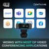 Adesso CyberTrack H5-TAA 1080P HD Auto Focus Webcam with Built-in Dual Microphone, Tripod Mount and Privacy Shutter Cover TAA Compliant view 3