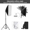 MOUNTDOG Softbox Lighting Kit, 2x19.7"x27.5" Photography Continuous Lighting System with 2pcs 85W 5700K E27 Socket LED Bulbs and Remote for Portrait Product Fashion Photography view 3