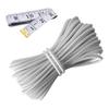 HEMYLU Elastic Cord 1/8 Inch (3MM) x 17FT, White Elastic String Bungee Shock Cord with Nylon Sleeve and Heavy Strength for Crafting DIY Sewing view 1
