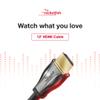 Rocketfish 8K Ultra High-Speed HDMI 2.1 Certified Cable - Premium Speed HDMI Cable Supports Dolby TrueHD & More - HDMI Certified Cable for Superior Resolution & Sound Quality - 12' view 2