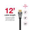 Rocketfish 8K Ultra High-Speed HDMI 2.1 Certified Cable - Premium Speed HDMI Cable Supports Dolby TrueHD & More - HDMI Certified Cable for Superior Resolution & Sound Quality - 12' view 4