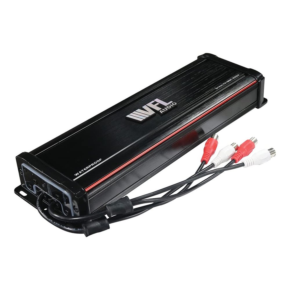 American Bass USA VFL Audio Stealth Marine Mini Class D 4 Channel Amplifier, 1000W Max