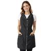 Ladybird Line 260 Pro Rhinestone Detailing Jacket Style Apron with Collar and Adjustable Neckband for Hair Stylists, Dog Groomers and Estheticians - M/L view 1