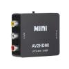 HD Video Converter, 1080P USB Powered AV to HD Video Converter for DVD/VCD and Game Consoles(Black) view 1