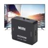 HD Video Converter, 1080P USB Powered AV to HD Video Converter for DVD/VCD and Game Consoles(Black) view 2