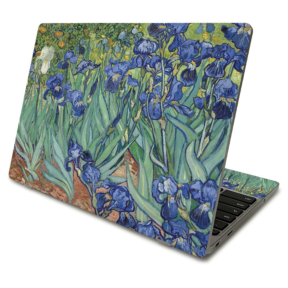 MightySkins Skin Compatible with Samsung Chromebook 4 (2021) 11.6" - Irises | Protective, Durable, and Unique Vinyl Decal wrap Cover | Easy to Apply, Remove, and Change Styles | Made in The USA
