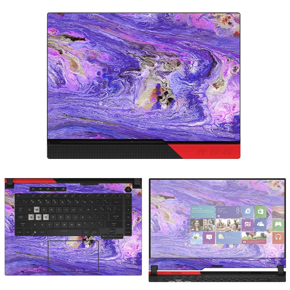 Decalrus - Protective Decal Sticker for The Asus ROG Strix G15 G513 (15.6" Screen) case Cover wrap ASrogStrixG513_15-248