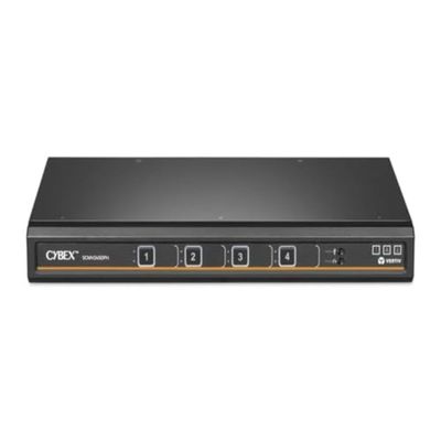 Vertiv Avocent Cybex SC900 Secure Desktop KVM Switch, Dual Head Monitor, 4 Port, Universal and DPP, USB-C, Common Access Card (CAC), NIAP Version 4.0 Certified, TAA Compliant (SC940DPHC-400)