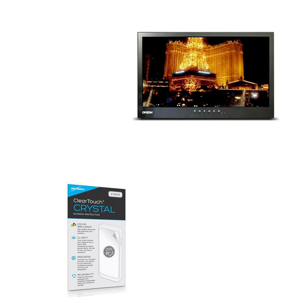 BoxWave Screen Protector Compatible with Orion Images 21REDP - ClearTouch Crystal (2-Pack), HD Film Skin - Shields from Scratches