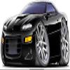 1998-2003 Camaro SS Cartoon Car 4FT Long (48") Wall Decal Vintage 3D Car Movable Stickers Vinyl Wall Stickers for Kids Room view 1