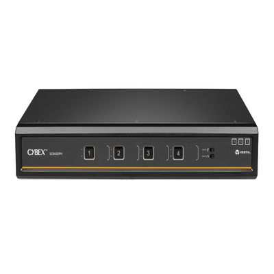 Vertiv Avocent Cybex SC900 Secure Desktop KVM Switch, Dual Head Monitor, 4 Port, Universal and DPP, USB-C, Common Access Card (CAC), NIAP Version 4.0 Certified, TAA Compliant (SC945DPHC-400)