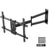 FORGING MOUNT Long Arm Corner TV Wall Mount for 32-75 inch TVs,Single Stud Full Motion Articulating TV Mount Bracket with 33 Extension, Swivel Tilt, Max VESA 600x400mm, Holds up to 100 lbs view 1