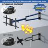 FORGING MOUNT Long Arm Corner TV Wall Mount for 32-75 inch TVs,Single Stud Full Motion Articulating TV Mount Bracket with 33 Extension, Swivel Tilt, Max VESA 600x400mm, Holds up to 100 lbs view 4