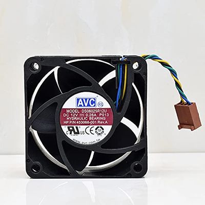 DS06025R12U Fan AVC DS06025R12U 12V 0.26A 4-Wire PWM Speed Control Mute Fan