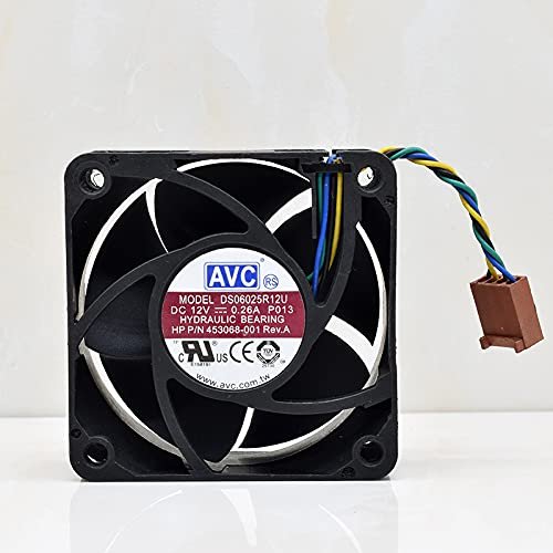 DS06025R12U Fan AVC DS06025R12U 12V 0.26A 4-Wire PWM Speed Control Mute Fan