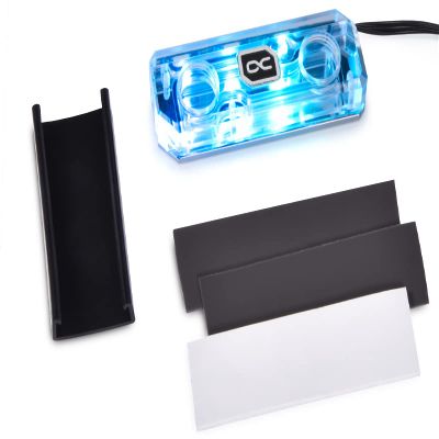 Alphacool 11969 HDX Apex Acrylic aRGB M.2 2280 SSD Cooler