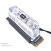 Alphacool 11969 HDX Apex Acrylic aRGB M.2 2280 SSD Cooler view 4