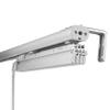 Embroidered Cadet 4-Panel Light-Filtering Single Rail Panel Track Extendable 48"-88" W x 94" H, Panel Width 23.5" view 2