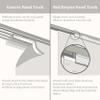 Embroidered Cadet 4-Panel Light-Filtering Single Rail Panel Track Extendable 48"-88" W x 94" H, Panel Width 23.5" view 4
