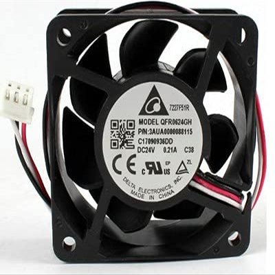 QFR0624GH Delta 24V 60mm Fan, 24V 0.21A 6025 3-pin Inverter Cooling Fan