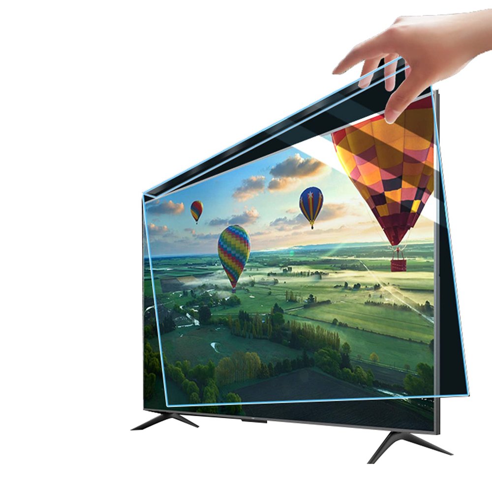 AIZYR Hanging TV Screen Protective Film, Children's Antismashing Screen Protector Panel Anti Blue Light Filter for 32in 730 * 440mm Home TV
