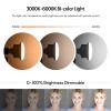 Andoer Photography Remote Control LED Bulb Video Light Bi-Color 3000K-6000K for Studio Portrait Photography Home House Lighting view 2
