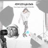 Andoer Photography Remote Control LED Bulb Video Light Bi-Color 3000K-6000K for Studio Portrait Photography Home House Lighting view 3