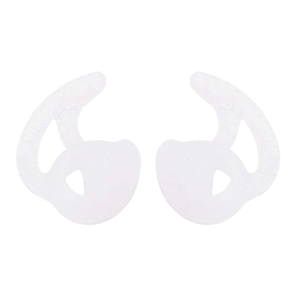 5Pairs Earmold Earpiece White Silicone Air Duct Earplug Soft Comfortable Wear for Walkie Talkie Earbud Replacement Soft Silicone Gel Earplug for Two Way Radio Headset(L)