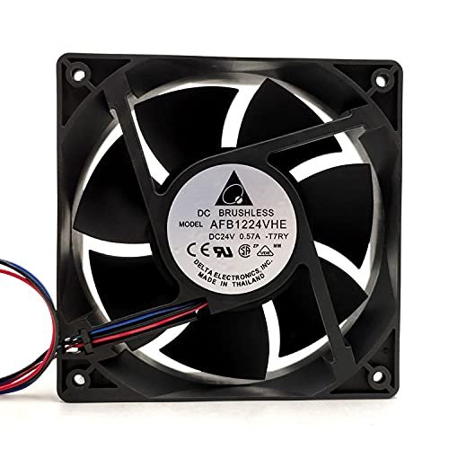 AFB1224VHE Delta 24V 120mm Fan, 24V 0.57A Inverter Cooling Fan