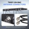 Phenyx Pro BNC Antenna Kit, Four BNC Connecting Cables 50cm/1.6FT for Front-Mounting Antennas, Compatible with Full-Rack Wireless Systems (ANTK-FR4A) view 2