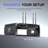 Phenyx Pro BNC Antenna Kit, Four BNC Connecting Cables 50cm/1.6FT for Front-Mounting Antennas, Compatible with Full-Rack Wireless Systems (ANTK-FR4A) view 4