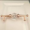 YUNSI Creative Handles 128mm Crystal Diamond Door Pull Knob Cabinet Drawer Cupboard Handle Hardware Handle view 3