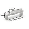 YUNSI Creative Handles 1pc/Pack 50mm~202mm Kichen Cabinet Drawer Handles Knobs Brushed Nickel Bathroom Cabinet Door Handles Furniture Office Desk Drawer Pulls Hardware Handle(192mm) view 3