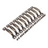 YUNSI Creative Handles 10pcs Antique Bronze Silver Black Furniture Handles Cabinet Knobs and Handles Cupboard Drawer Kitchen Pull Furniture Hardware Hardware Handle(A) view 2