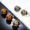 YUNSI Creative Handles European Ceramic Furniture Handle Knob Pumpkin Dresser Knob Drawer Cabinet Pull Handle Kitchen Door Knobs Furniture Hardware Hardware Handle(D) view 3