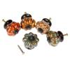 YUNSI Creative Handles European Ceramic Furniture Handle Knob Pumpkin Dresser Knob Drawer Cabinet Pull Handle Kitchen Door Knobs Furniture Hardware Hardware Handle(D) view 4