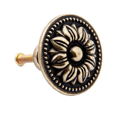 YUNSI Creative Handles 1pc Vintage Furniture Handle Antique Bronze Cabinet Knobs and Handles Wardrobe Cupboard Drawer Kitchen Pull Knob for Furniture Hardware Handle(Style 2)