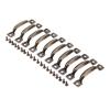 YUNSI Creative Handles 10pcs Antique Bronze Silver Black Furniture Handles Cabinet Knobs and Handles Cupboard Drawer Kitchen Pull Furniture Hardware Hardware Handle(C) view 3