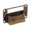 YUNSI Creative Handles 1pc 66x39mm Antique Furniture Cupboard Shell Label Tag Pull Handle Card Holder Kitchen Drawer Cabinet Handle Knob Bronze/Silver Hardware Handle(Antique Bronze) view 3