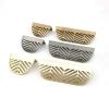 YUNSI Creative Handles Leaf Shape Home Bedroom Kitchen Furniture Cupboard Cabinet Wardrobe Drawer Pull Knob Brass Door Handles Hardware Hardware Handle(32mm Gold) view 1