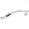 YUNSI Creative Handles 1pc 96/128/160mm Furniture Handle Diamond Crystal Alloy Cabinet Handle and Knob Cupboard Kitchen Wardrobe Drawer Pull Handle Hardware Handle(Silver 160mm) view 1