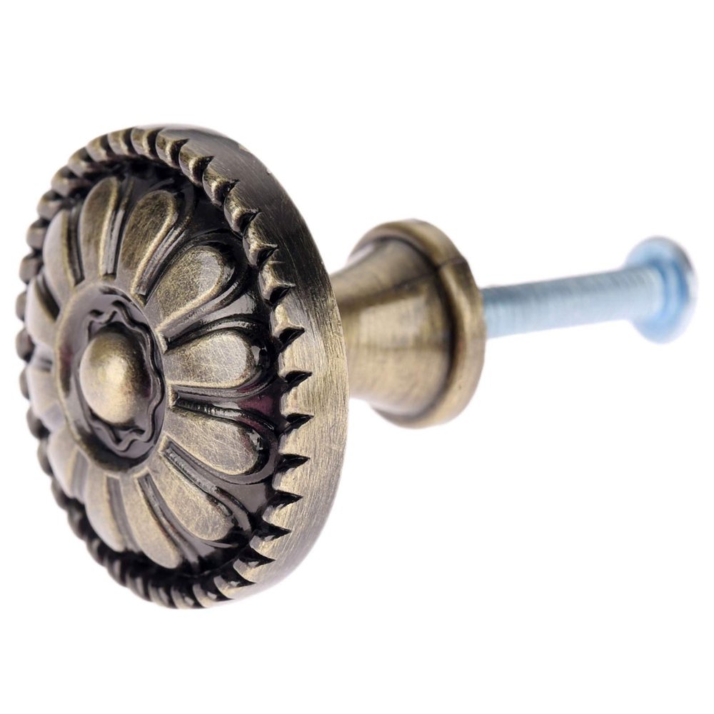 YUNSI Creative Handles Zinc Alloy Furniture Cabinet Knobs and Handles Door Cupboard Handles Drawer Wardrobe Kitchen Door Pull Knob Furniture Fittings Hardware Handle(D Large)