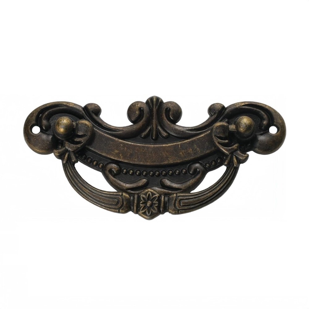 YUNSI Creative Handles 1pc Antique Furniture Box Handle Knobs Vintage Drawer Cabinets Knobs and Handles Door Cupboard Kitchen Pull Furniture Fittings Hardware Handle(Large 94x45mm)